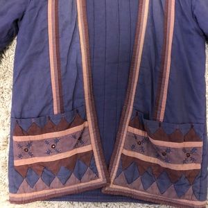 Vintage Komil embroidered jacket, medium